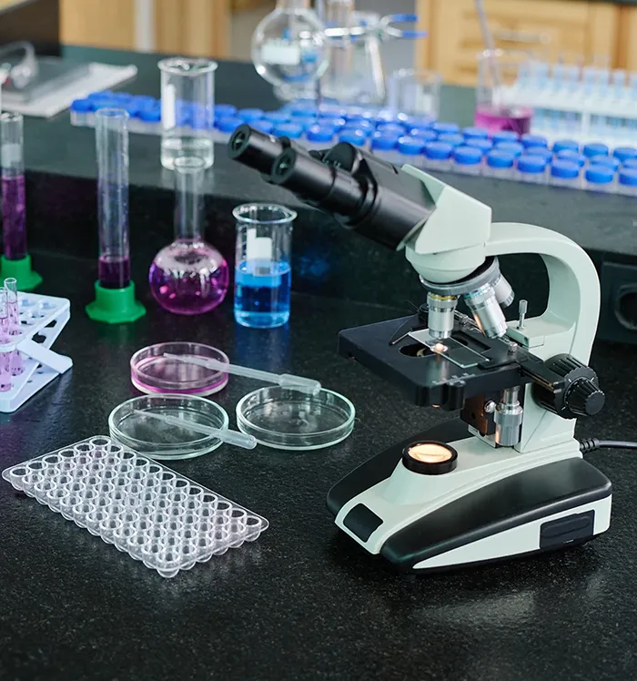 Nowoczesne wnętrze laboratorium